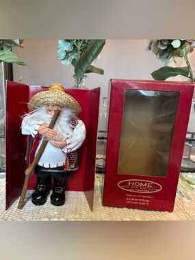 New Home for the Holidays Visions of Santa Pancho Clause Christmas NIP